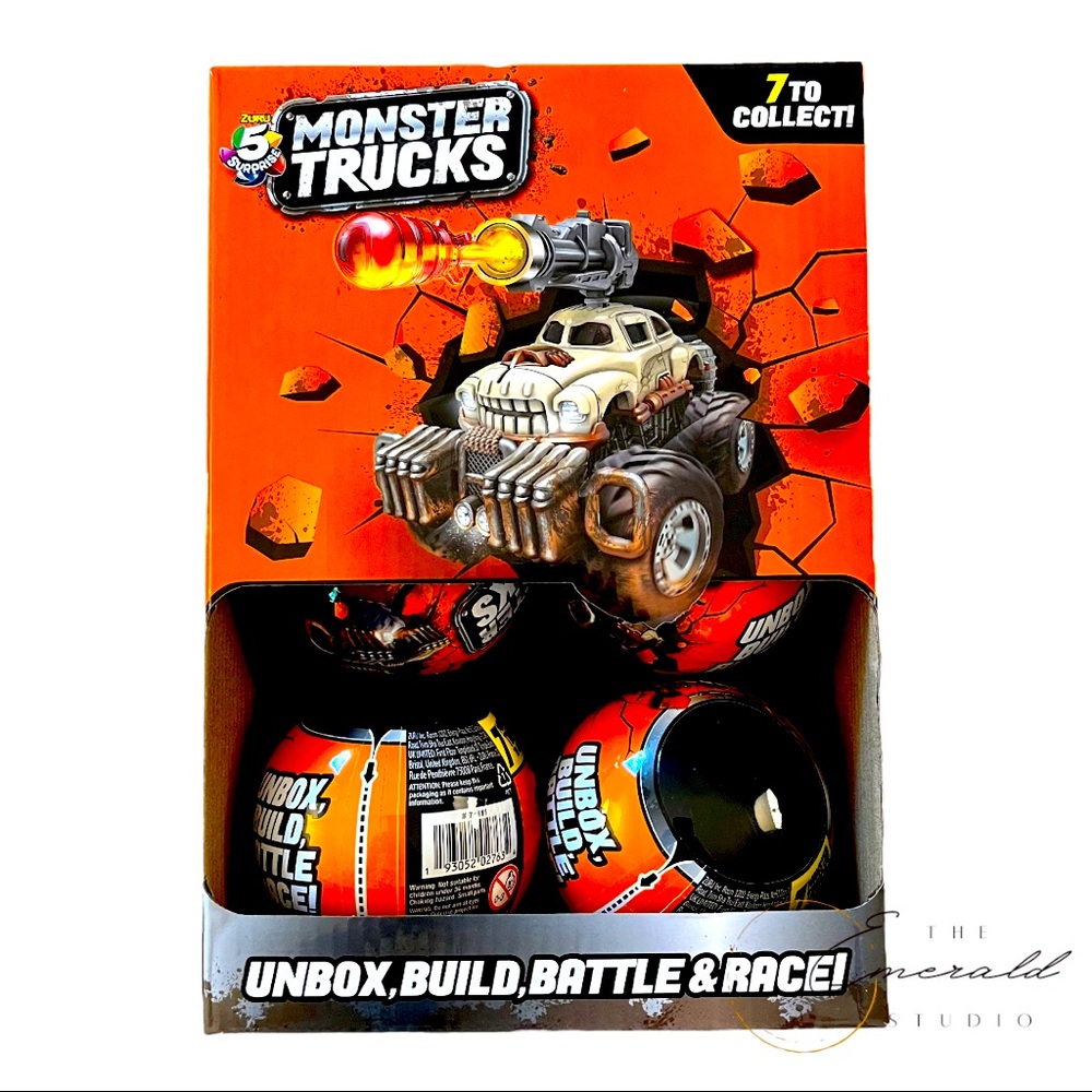 CASE OF 12 Zuru Surprise Monster Truck Collectible Mystery Balls
